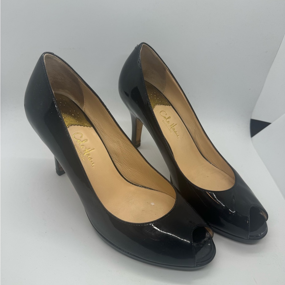 Peep toe heels